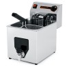Freidora Electrica bocatería con grifo 8 Litros - 5.1Kw.