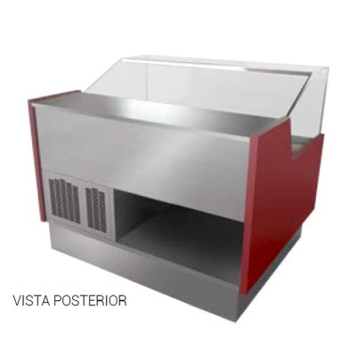 Vitrina de pastelería Cristal bajo- Fondo 95 cm.