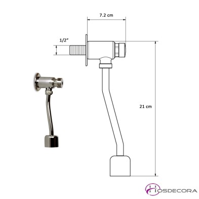 Grifo temporizado para urinario 06-464604
