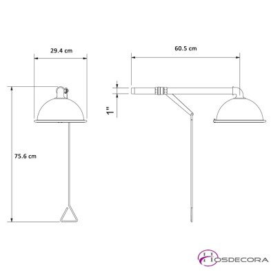 Ducha mural de emergencia