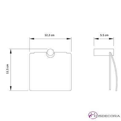 Portarrollos de papel higiénico 06-460272
