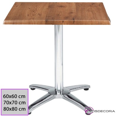 Mesa de cafetería Vigo Cuadrada en Werzalit