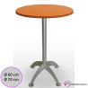 Mesa alta Nijar de bar Tablero Redondo Werzalit de 60 cm