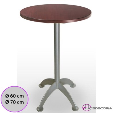 Mesa alta Nijar de bar Tablero Redondo Werzalit de 60 cm