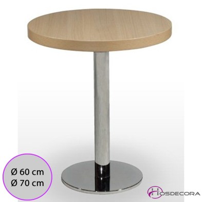 Mesa de bar Motil Tablero Redondo en madera