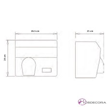 Secamanos con pulsador y tobera