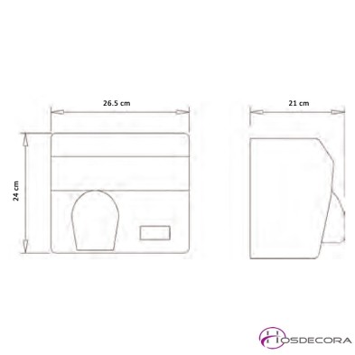 Secamanos con pulsador y tobera