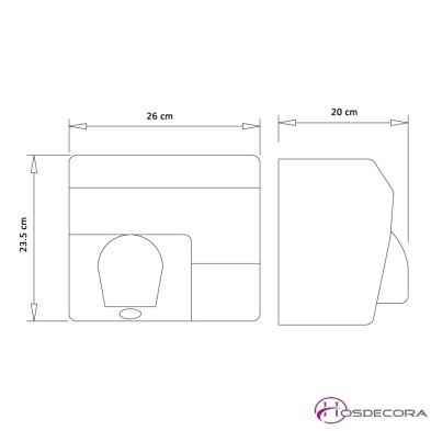 Secamanos óptico con tobera