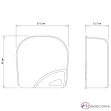 Secamanos óptico en plástico ABS