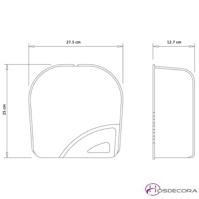 Secamanos óptico en plástico ABS