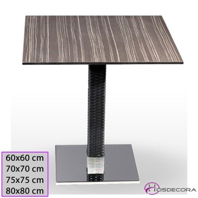 Mesa de bar Ranes Tablero cuadrada Compacto