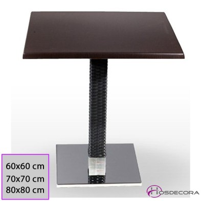 Mesa de bar Ranes Tablero cuadrado Werzalit