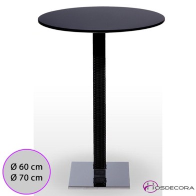 Mesa alta Zestoa Tablero redondo Compacto