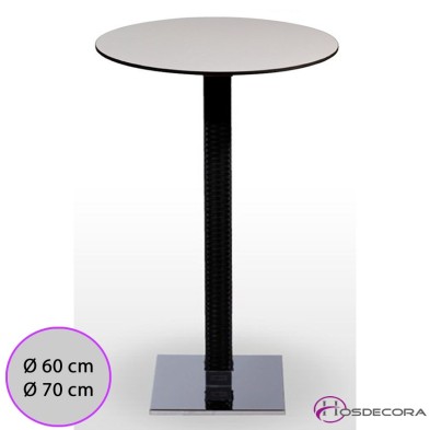 Mesa alta Zestoa Tablero redondo Compacto