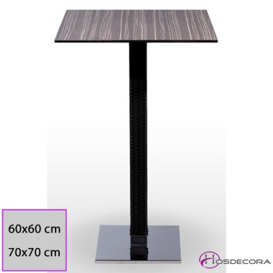 Mesa alta Zestoa Tablero cuadrada Compacto