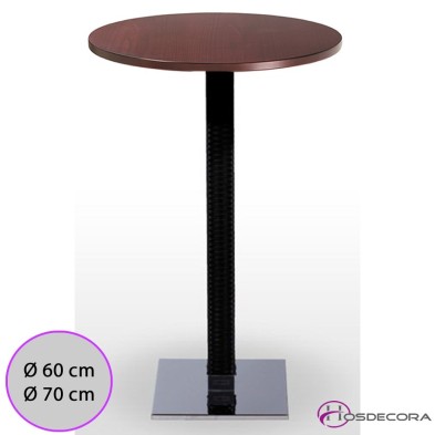 Mesa alta Zestoa Tablero redondo Werzalit