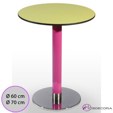 Mesa de bar Agua Tablero redondo Compacto