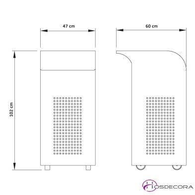 Contenedor para reciclado