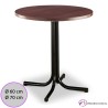 Mesa de bar Delicia para interior con tablero redondo