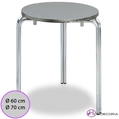 Mesa de terraza MR380 Acero inox 60 cm