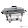Chafing dish de acero inox y tapa extraible