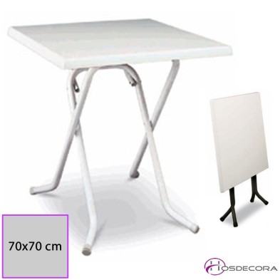 Mesa Plegable de Terraza en Werzalit 70x70 cm - MONCADA