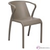Silla apilable Fado en polipropileno