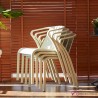 Silla apilable Fado en polipropileno