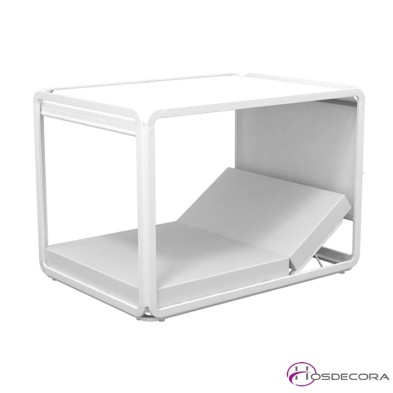 Cama balinesa Carrizo en aluminio