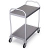 Carro de Servicio Inox 2 estantes- 835x535x975 - 140Kg.
