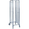 Carro bandejero Inox 20 guias GN 1/1- 440x615x1880