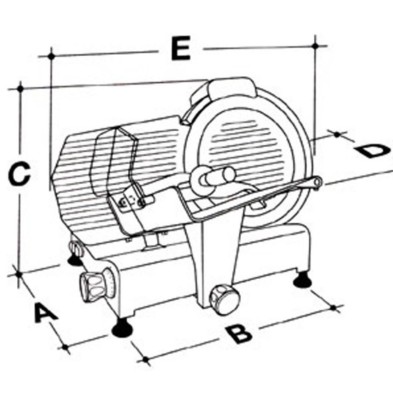 Cortadora de fiambres 250- 240W