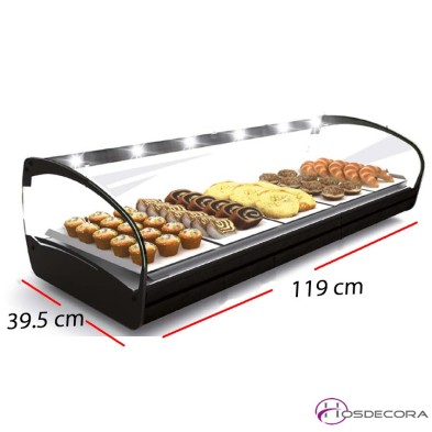 Vitrina caliente cuba plana con calor seco. 51-SAHARA