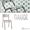 Silla Apilable Zaida para bares estilo Gaudí