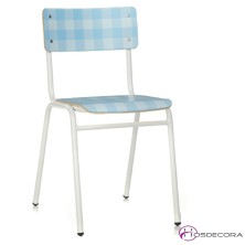 Silla Apilable Belchite para bares estilo Vichy