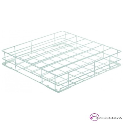 Cesta para bandejas de alambre 55x55 cm