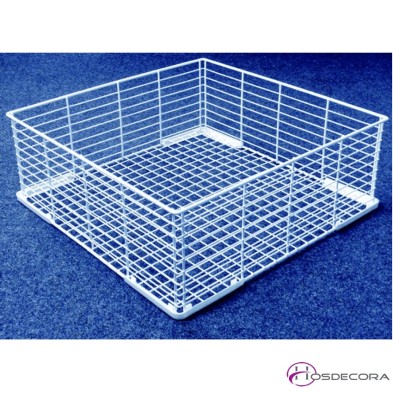 Cesta para lavavajillas de alambre 45x45 cm