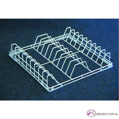 Cesta para platos de alambre 50x50 cm