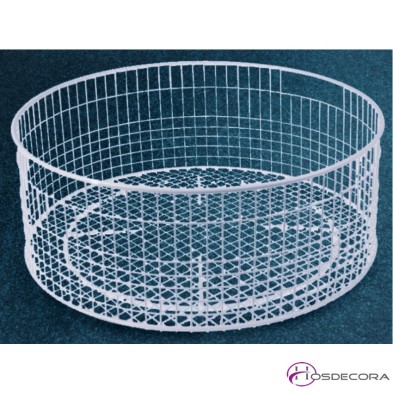 Cesta de lavado redonda de alambre 35.5 cm Ø