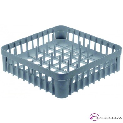 Cesta para platos de plástico 40x40 cm