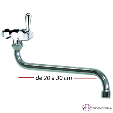 Grifo orientable de pared con manilla 34-547811