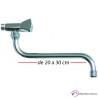 Grifo orientable de pared un agua 34-540380