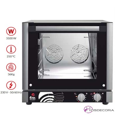 Horno Panadería 4 Parrillas 48x34 - 3100 W- RX-424