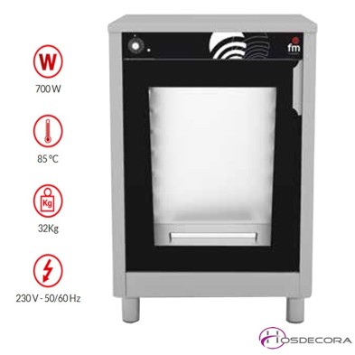 Fermentadora Calor seco-Húmedo 700 W- 85ºC-F408