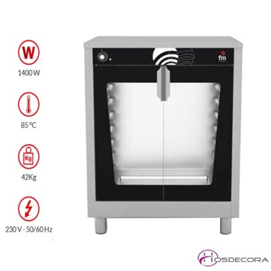 Fermentadora Calor seco-Húmedo 8 Guias 60x40 - 1400W-F608