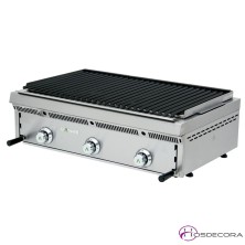 Barbacoa a Gas Pavonada-volcánica 90x55 cm-PB-90