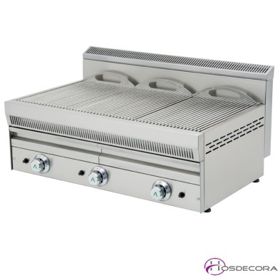 Barbacoa de Agua a Gas Inox-Varilla 90x55 cm -NG-90