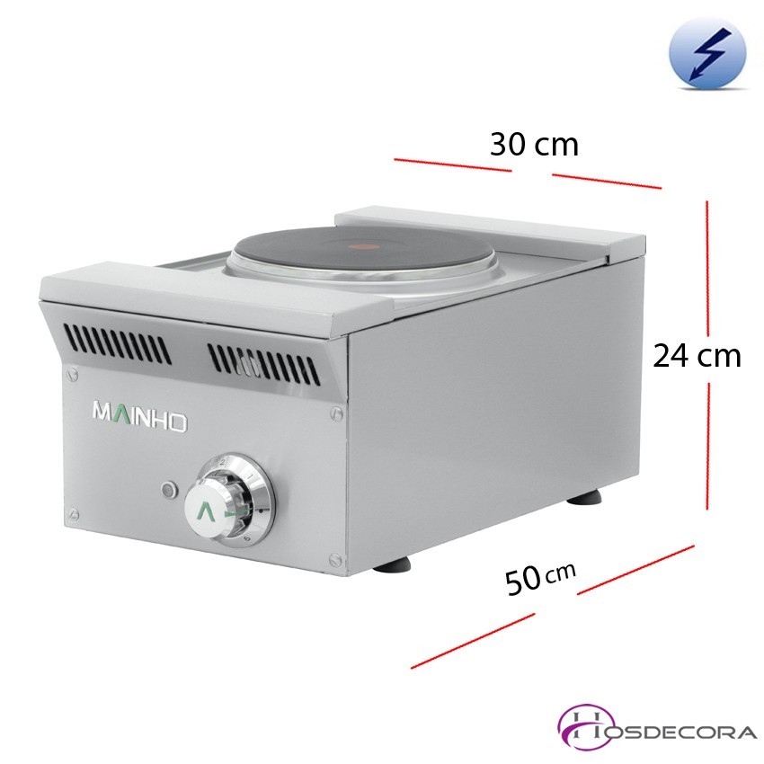 Cocina Eléctrica Sobremesa 30x50 -2.6Kw- ELE-31EM