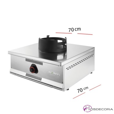 Cocina Wok Sobremesa 70x70 12 Kw- W-100-ECO