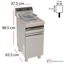 Freidora eléctrica de 14 litros - 9 kW